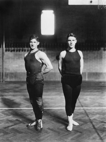 Photo: Two Gymnasts: 24x18in