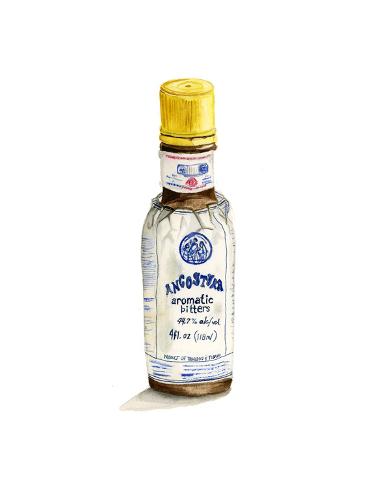 Art Print: Angostura Bitters by Stacy Milrany: 24x18in