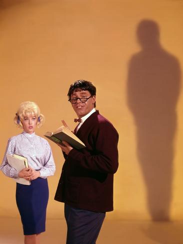 Photo: THE NUTTY PROFESSOR, 1963 directed by JERRY LEWIS Stella Stevens and Jerry Lewis (photo) : 32x24in