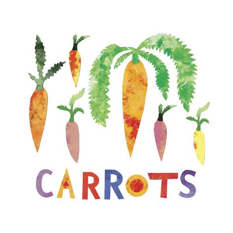 Giclee Print: Carrots by Summer Tali Hilty: 16x16in