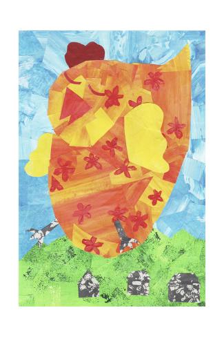 Giclee Print: Spring Chicken by Wolf Heart Illustrations: 36x24in