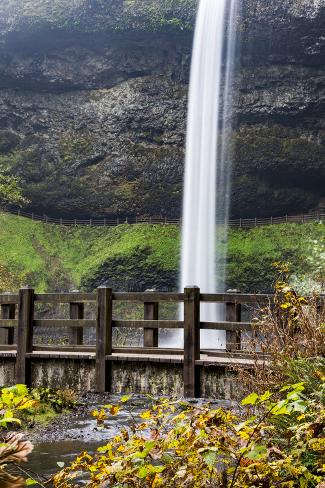 Premium Photographic Print: USA, Oregon, Silver Falls State Park, Falls by Hollice Looney: 36x24in