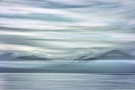 Premium Photographic Print: USA, Washington State, Seabeck. Motion blur seascape by Jaynes Gallery: 36x24in