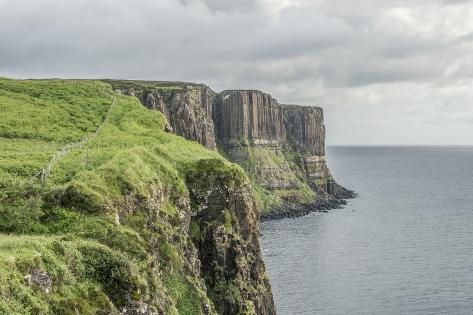 Photographic Print: UK, Scotland, Isle of Skye, Trotternish Peninsula, Kilt Rock by Rob Tilley: 36x24in