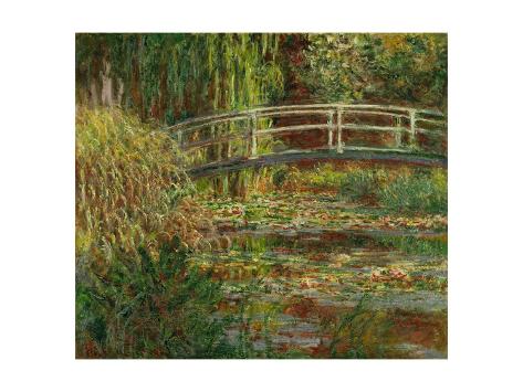Giclee Print: Le bassin au nympheas; harmonie rose (The water lily pond; pink harmony) Oil on canvas, 1900. by Claude Monet: 24x18in