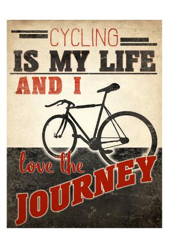 Art Print: Love The Journey by Kimberly Allen: 19x13in