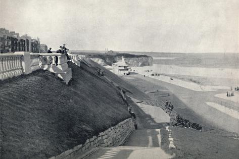 Photographic Print: 'Roker - The Beach, from the Terrace', 1895: 12x8in