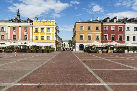 Photographic Print: Europe, Poland, Lublin Voivodeship, Zamosc, Market Square by Mikolaj Gospodarek: 12x8in