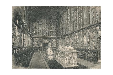 Giclee Print: 'The Albert Chapel', 1895: 18x12in