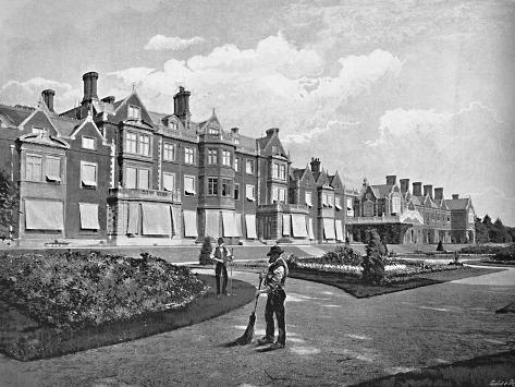 Photographic Print: 'Sandringham House', c1896 by T Smith & Sons: 12x9in