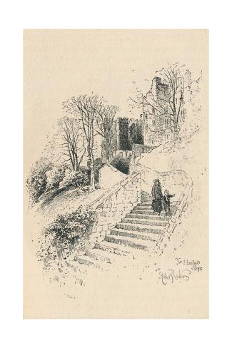 Giclee Print: 'The Hundred Steps', 1895: 18x12in