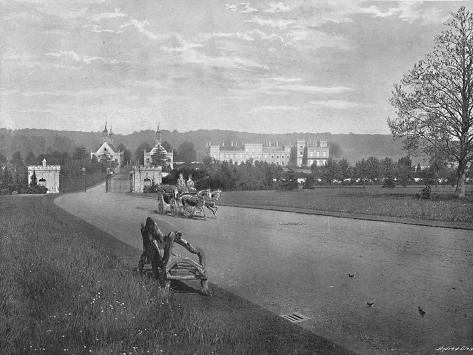 Photographic Print: 'Welbeck Abbey', c1896 by GW Wilson and Company: 12x9in