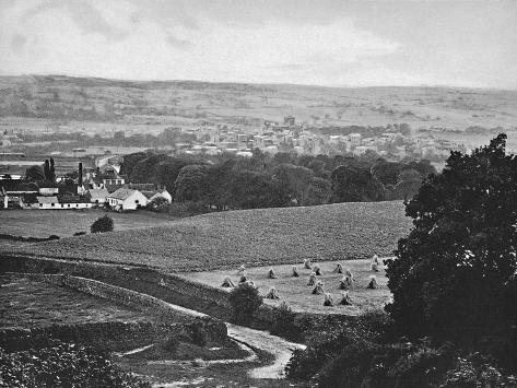 Photographic Print: 'Hexham: From the Oak Wood', c1896 by JP Gibson: 12x9in