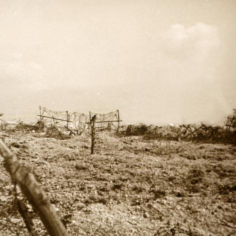 Photographic Print: Between the lines, Verdun, northern France, c1914-c1918: 16x16in