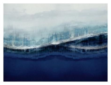 Giclee Print: Ascending Indigo by Jake Messina: 32x42in