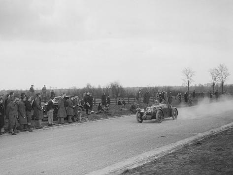 Photographic Print: BNC of RO Mitchell competing in the Inter-Varsity Speed Trial, Eynsham, Oxfordshire, 1932 by Bill Brunell: 12x9in