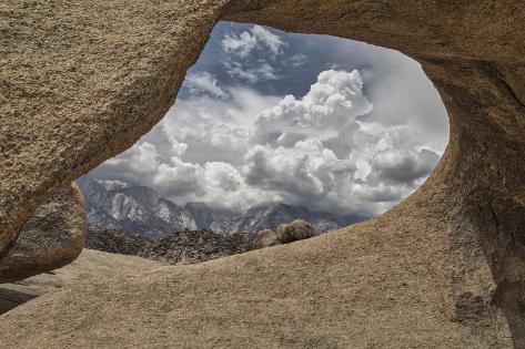 Photographic Print: USA, Eastern Sierra, Mosaic Arch by John Ford: 12x8in