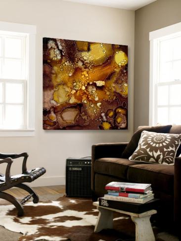 Loft Art: Chestnut Illumination II by Regina Moore: 84x84in