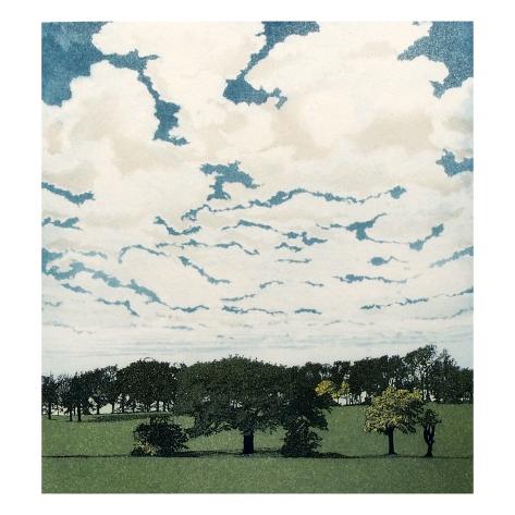 Giclee Print: White Sky by Phil Greenwood: 16x16in