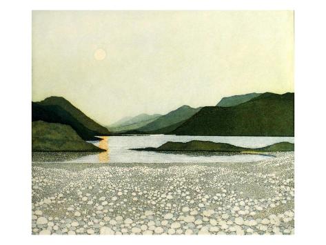 Giclee Print: Lakeshore by Phil Greenwood: 12x9in
