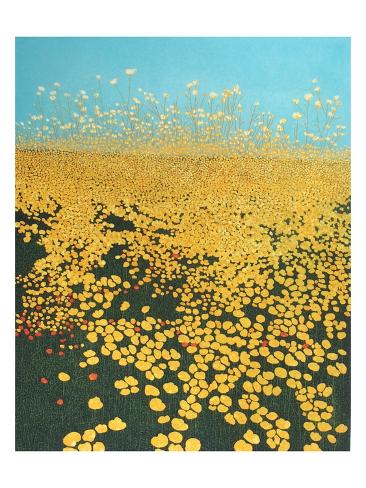 Giclee Print: Buttercup Ridge by Phil Greenwood: 12x9in