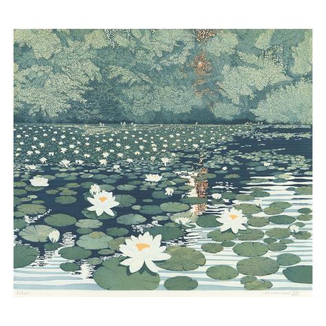 Giclee Print: Lilies by Phil Greenwood: 16x16in