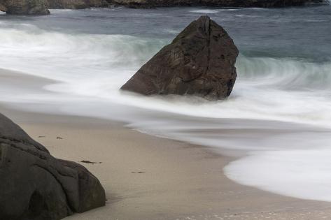 Photographic Print: USA, California, Garrapata Beach by John Ford: 12x8in