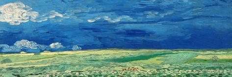Giclee Print: Wheatfields, 1890 by Vincent van Gogh: 24x8in