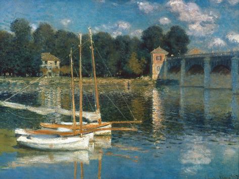 Giclee Print: Monet: Argenteuil by Claude Monet: 12x9in