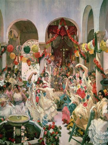 Giclee Print: Seville by Joaquín Sorolla y Bastida: 12x9in