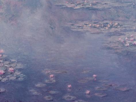 Giclee Print: Nympheas, 1906 by Claude Monet: 12x9in