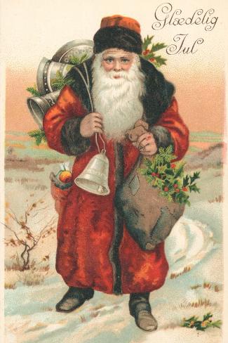 Giclee Print: Santa by German School: 18x12in