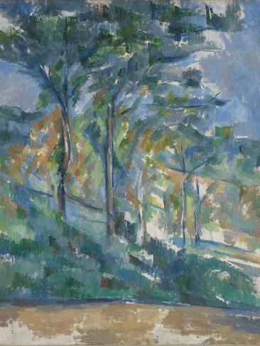 Giclee Print: Landscape, C.1900 by Paul Cézanne: 12x9in