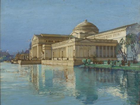 Giclee Print: Palace of Fine Arts by Childe Hassam: 12x9in