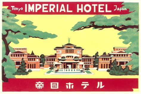 Art Print: Tokyo Imperial Hotel: 18x12in