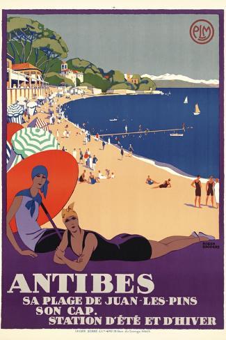 Giclee Print: Antibes: 18x12in