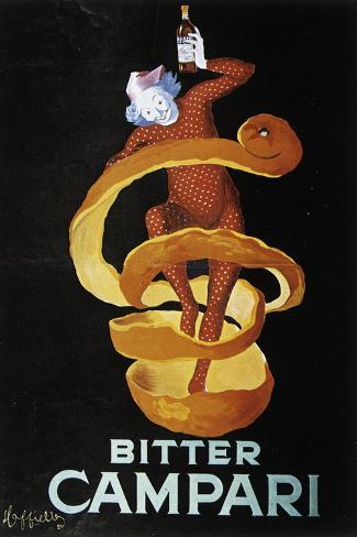 Art Print: Advertising Poster for Bitter Campari by Leonetto Cappiello: 18x12in