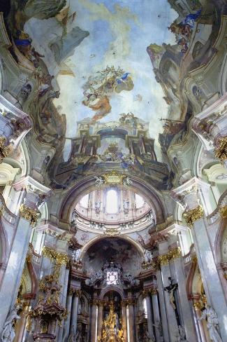 Art Print: St. Nicholas church in Mala Strana (1673-1752) : 18x12in