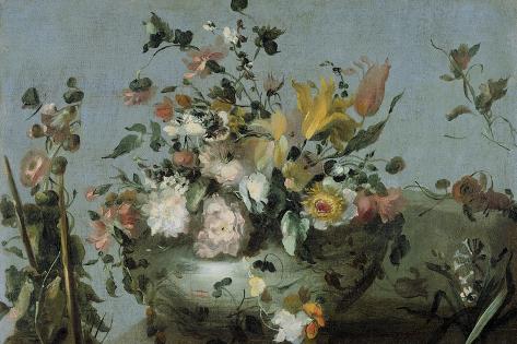 Art Print: Flowers by Francesco Guardi: 18x12in