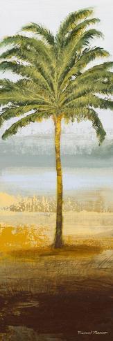 Art Print: Beach Palm II by Michael Marcon: 24x8in