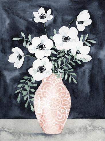 Art Print: Nighttime Anemones II by Grace Popp: 12x9in