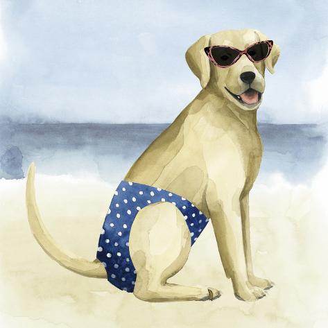 Art Print: Hot Dog III by Grace Popp: 12x12in