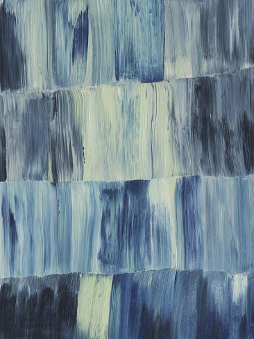 Art Print: Aurora Blues I by Grace Popp: 12x9in