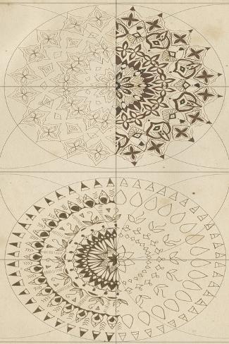 Art Print: Sacred Geometry Sketch III by Naomi McCavitt: 18x12in