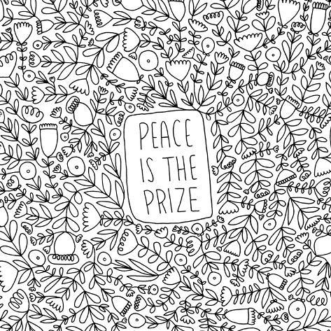 Giclee Print: Peace Prize by Virginia Kraljevic: 20x20in