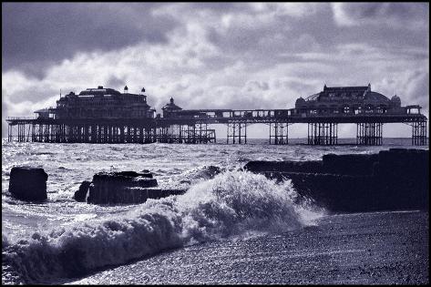 Giclee Print: Brighton Pier by Adrian Campfield: 18x12in