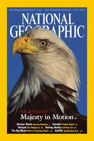Photographic Print: Cover of the July, 2002 National Geographic Magazine by Norbert Rosing: 12x8in