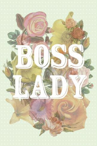 Art Print: Boss Lady: 18x12in