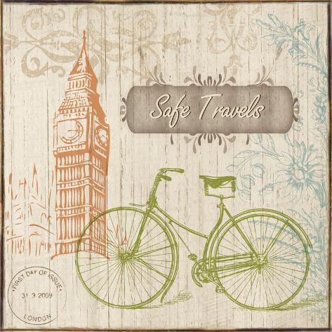 Art Print: Safe Travels by Piper Ballantyne: 12x12in