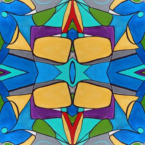 Art Print: Mandala Fourteen by Ruth Palmer: 12x12in